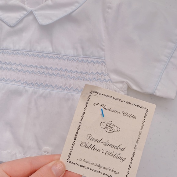 NWT Children’s Smocked Shirt Size 18/24 months - Picture 2 of 4